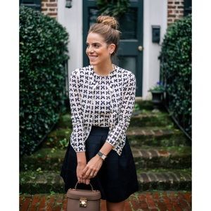 Jcrew jackie cardigan and shell